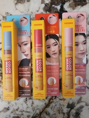 Korean Cosiero Color Wands Multi-Use Makeup Sticks: Contour, Highlight, Blush...